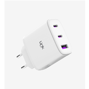 LINK-TECH C317 GÜVENLİ 3 PORTLU 45W HIZLI ŞARJ ADAPTÖRÜ