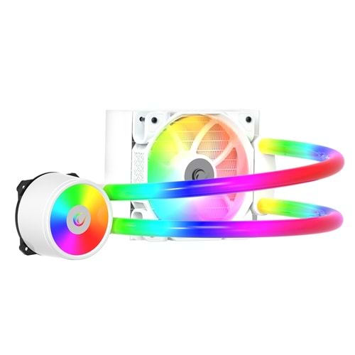 Rampage ICEBLADE-C4 2000RPM AM5/LGA1700 120mm Sıvı Soğutmalı ARGB CPU Fan (Beyaz
