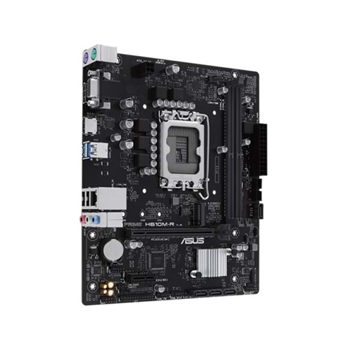Asus PRIME H610M-R-SI H610 DDR5 M.2 USB3.2 DP/HDMI/VGA PCI 4.0 1700p Anakart