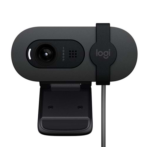 Logitech BRIO 100 FHD Mikrofonlu Webcam Siyah (960-001585)