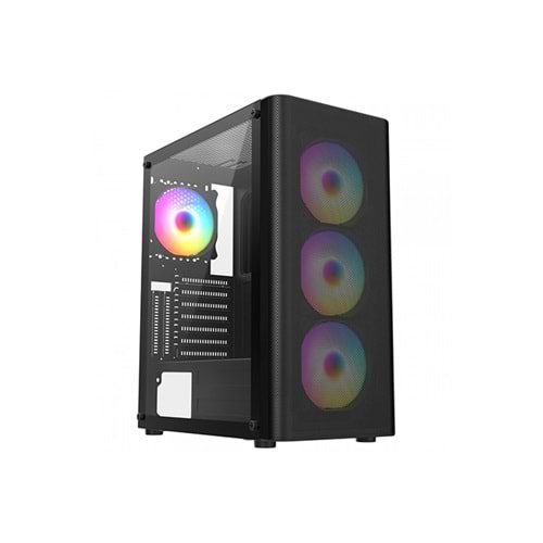 Frisby 550W (4XRGB Fan) Mesh Gaming Kasa (FC-9385G)