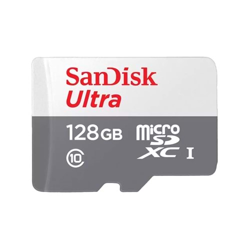Sandisk 128GB Ultra MicroSDXC 100MB/s Class 10 Hafıza Kartı (SDSQUNR-128G-GN6MN)