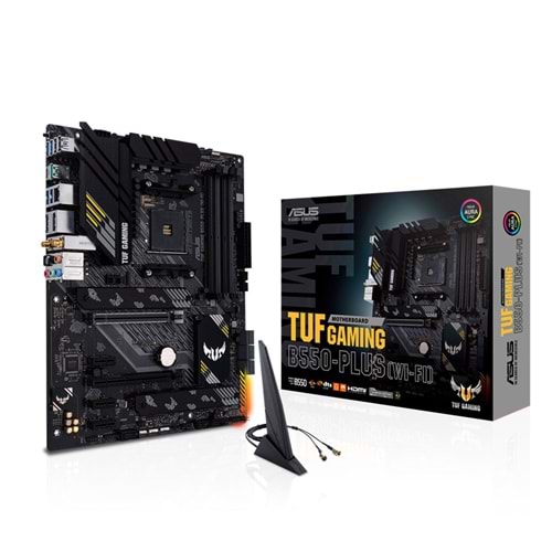 Asus TUF GAMING B550-PLUS WIFI AMD B550 DDR4 USB3.2 DP/HDMI PCI 4.0 AM4 Anakart