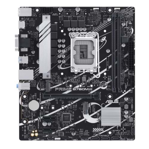 Asus PRIME B760M-K B760 DDR5 M.2 USB3.2 HDMI/VGA PCI 4.0 1700p Anakart
