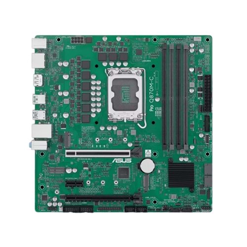 Asus PRO Q870M-C-CSM Q870 DDR5 M.2 USB3.2 DP/HDMI/VPro PCI 5.0 1851p Anakart 