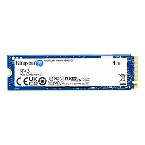 Kingston 1TB M.2 NVMe PCIe 4.0 6000/4000MBs SNV3S/1000G (5 Yıl Garanti)