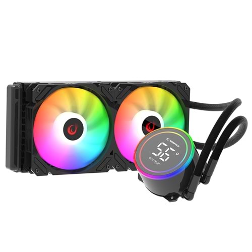 Rampage BETA MESH 650W 80 Plus ARGB Fan Temperli Camlı Mid-T Oyuncu Kasası(Siyah