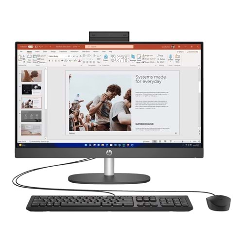 Hp ProOne 240 G10 A1JZ2ES 23.8FHD i7-1355 16GB 512SSD DOS (Siyah)