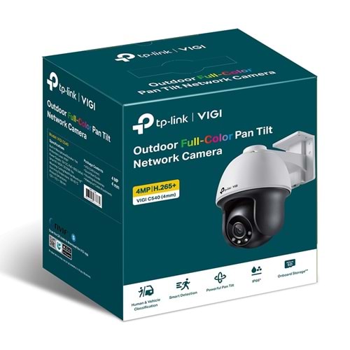 Vigi C540 4MP | 4mm | Full-Color PT IP Kamera ( Tam Renkli, Çift Yönlü Ses )