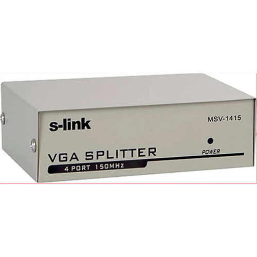 S-LINK MSV-1415 4 VGA 150MHZ MONİTÖR ÇOKLAYICI