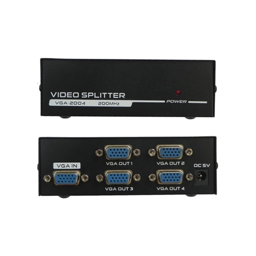 TEKNOGREEN TVS-004 4 PORT VGA SPLITTER 250Mhz