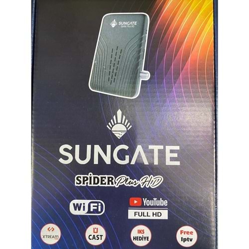 SUNGATE SPİDER HD PLUS UYDU CİHAZI WİFİ İP TV