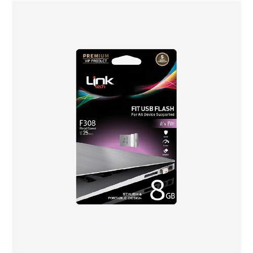LINK TECH F308 2.0 8GB FIT USB FLASH BELLEK