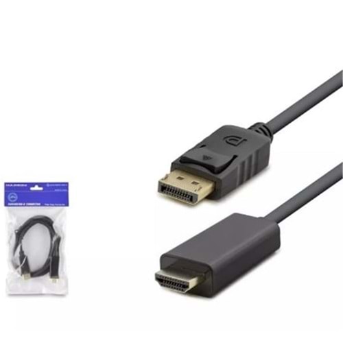 HADRON HDX7796 KABLO DİSPLAY TO HDMI 1.8MT 4K