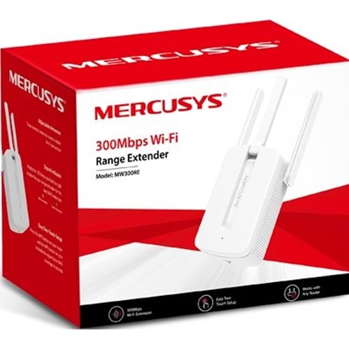 TP-LİNK MERCUSYS MW300RE N300 Wİ-Fİ RANGE EXTENDER ( MENZİL GENİŞLETİCİ )