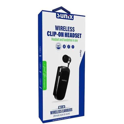 SUNIX BLT-38 CLİP-ON HEADSET KABLOSUZ KULAKLIK