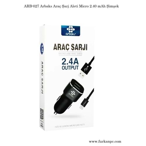 ARBAKS ARB-027 2.4 ARAÇ ŞARJ SET