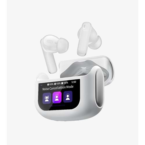 LINK-TECH TW45 PEMİUM DOKUNMATİK LED EKRANLI ANC TWS BLUETOOTH KULAKLIK