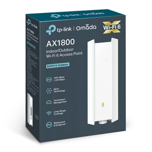 Omada EAP610-Outdoor AX1800 Indoor/Outdoor Dual-Band Wi-Fi 6 (AP)