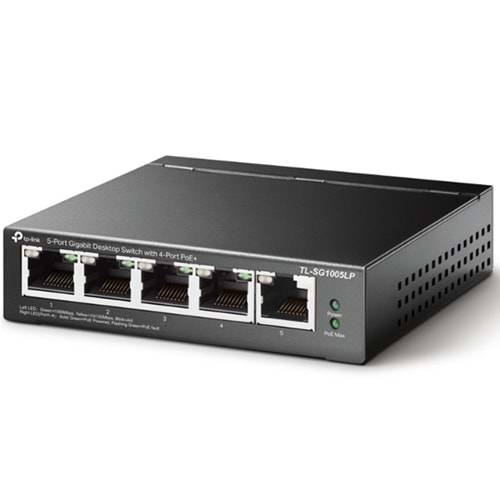 Tp-Link TL-SG1005LP 5-Port Gigabit Desktop Switch with 4-Port PoE+ (40W)