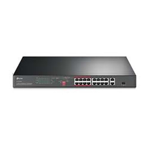 Tp-Link TL-SL1218P 16-Port 10/100Mbps + 2-Port Gigabit Switch 1-SFP 16-PoE+(150W