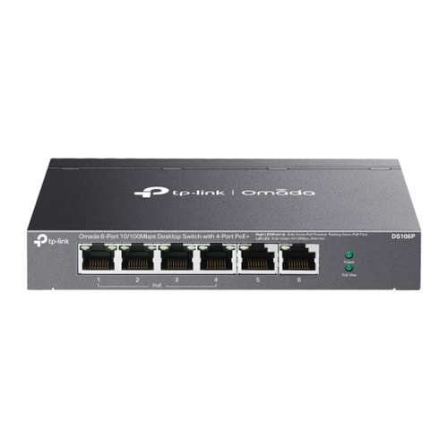 Omada DS106P 6-Port Desktop Switch with 4-Port PoE+(67W)