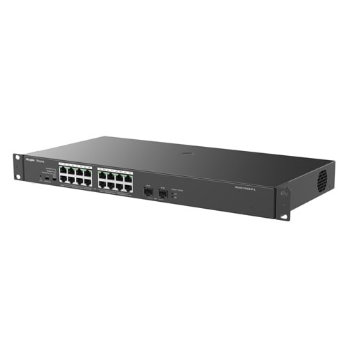 Ruijie Reyee RG-ES118GS-P-L 16-Port Gigabit+2X1GB SFP Uplink Rackmount 247W Poe 