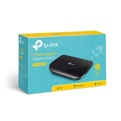 Tp-Link TL-SG1005D 5-Port Gigabit Desktop Switch (Plastik Kasa)