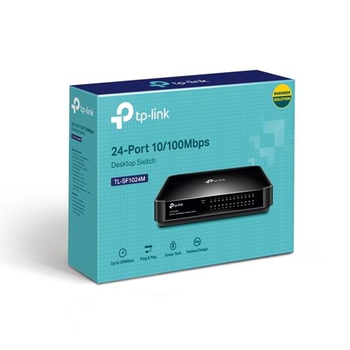 Tp-Link TL-SF1024M 24-Port 10/100 Mbps Desktop Switch (Plastik Kasa)