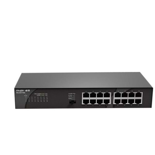 Ruijie Reyee RG-ES116G 16-Port 10/100/1000 Yönetilemez Desktop Switch