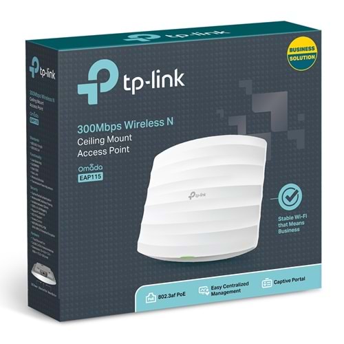 Omada EAP115 300 Mbps Ceiling Mount Wi-Fi Access Point ( AP ) 