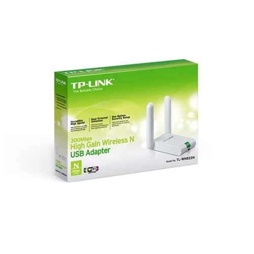 Tp-Link TL-WN822N 300Mbps High Gain Wi-Fi USB Adaptör
