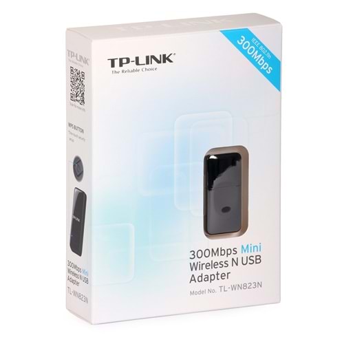 Tp-Link TL-WN823N 300Mbps Mini Wi-Fi USB Adaptör