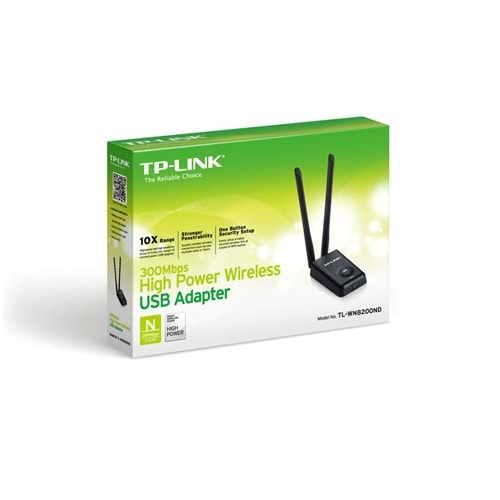 Tp-Link TL-WN8200ND 300Mbps High Power Wi-Fi USB Adaptör
