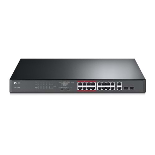 Tp-Link TL-SL1218MP 16-Port 10/100 Mbps + 2-Port Gig. Switch 2-SFP 16-PoE+(250W)