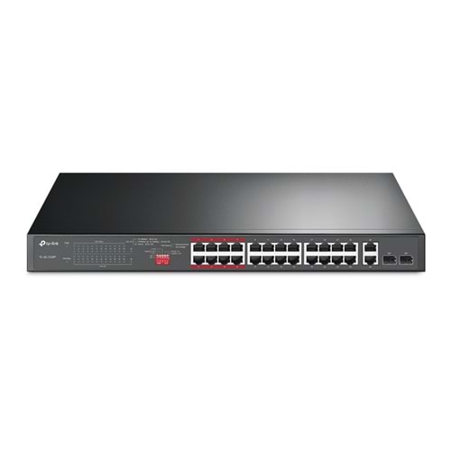 Tp-Link TL-SL1226P 24-Port 10/100 Mbps + 2-Port Gigabit Swit. 2-SFP 24-Port(250W
