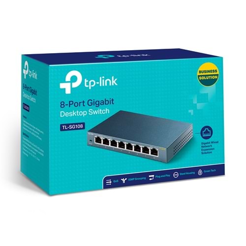 Tp-Link TL-SG108 8-Port Gigabit Desktop Switch