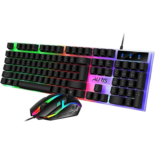 AURIS KABLOLU IŞIKLI OYUN KLAVYE MOUSE SET ARS-KGC10