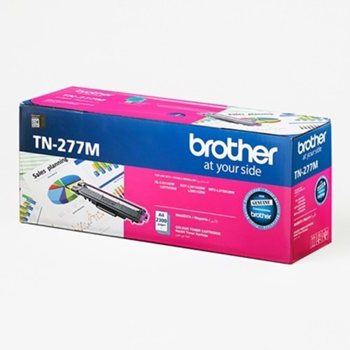 Brother TN-277M Kırmızı 2300 Sayfa (MFC-L3750CDW, DCP-L3551CDW, HL-L3270CDW