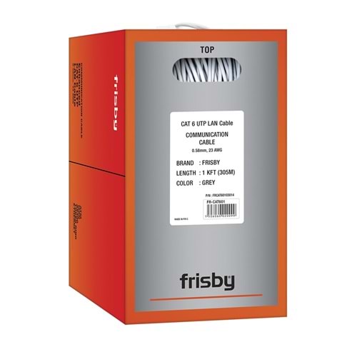 Frisby FR-CAT601 CAT6 23AWG 305m CAT6 Kablo 