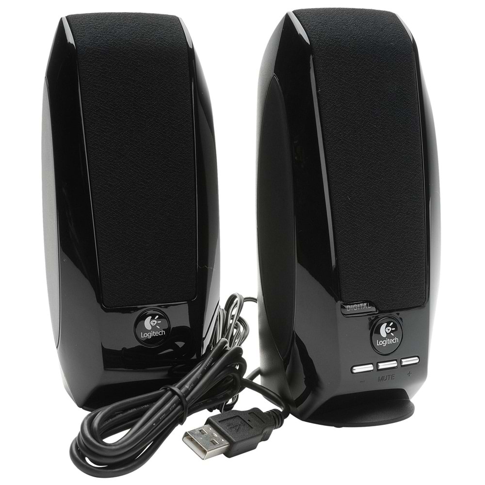 Logitech S150 1+1 (1.2W USB) Siyah Hoparlör (980-000029)