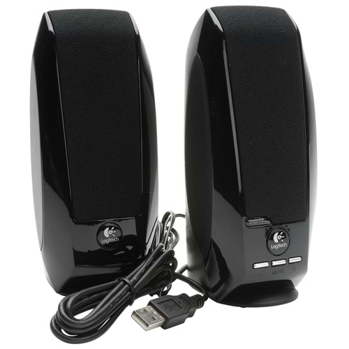 Logitech S150 1+1 (1.2W USB) Siyah Hoparlör (980-000029)