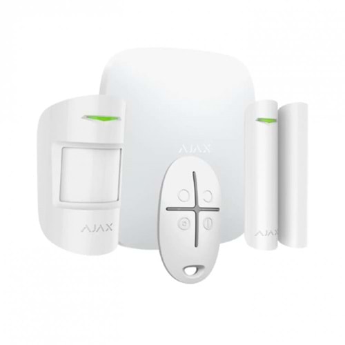 Ajax StarterKit Alarm Başlangıç Seti (Beyaz)