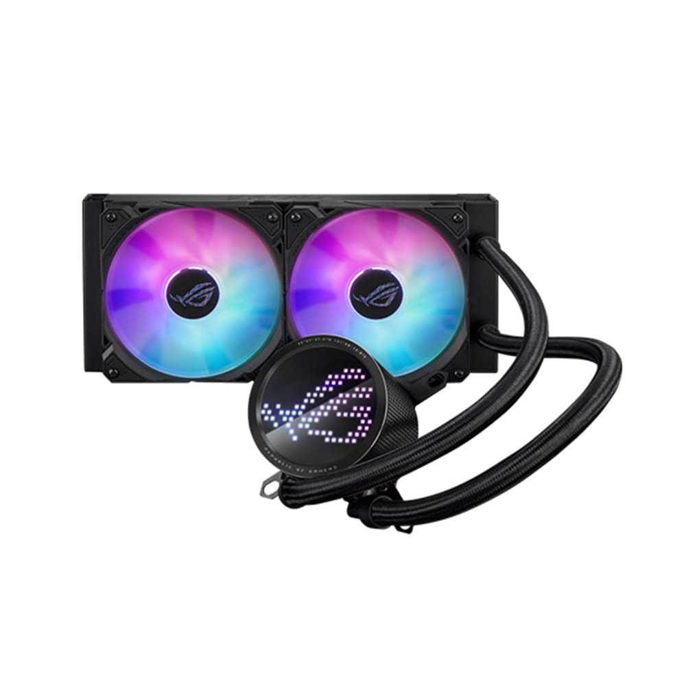 Asus ROG RYUO III 240 ARGB ANIME MATRIX LED Ekran ROG 120mm ARGB CPU Soğutucu