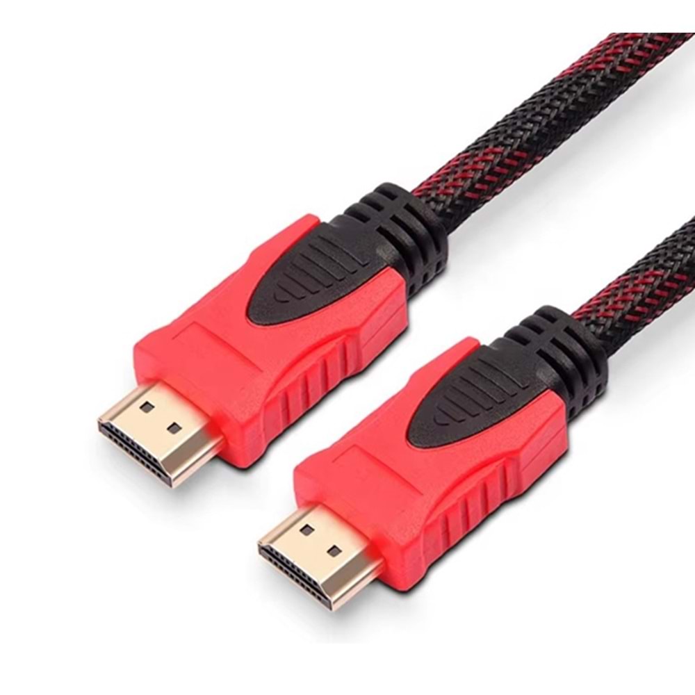 Sensei S-N14200 2K 1.4V 3D Altın Uçlu Örgülü HDMI Kablo (20m)