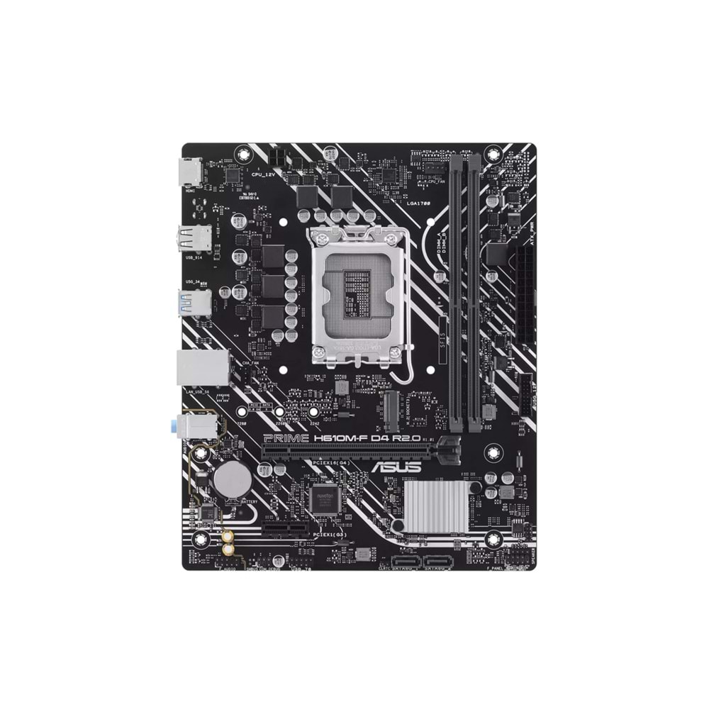 Asus PRIME H610M-F D4 R2.0 H610 DDR4 M.2 USB3.2 HDMI PCI 4.0 1700p Anakart(BULK)