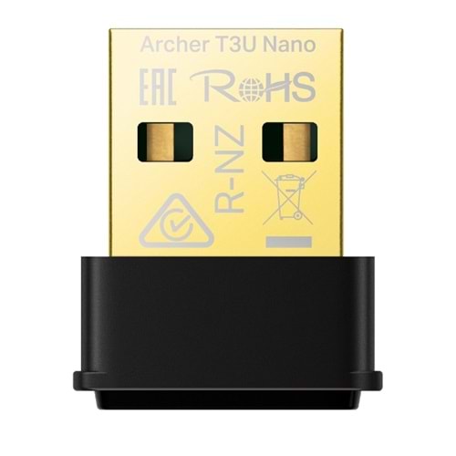 Tp-Link Archer T3U Nano AC1300 MU-MIMO Dual Band Wi-Fi USB Adaptör