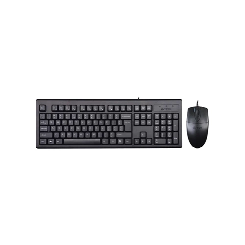 A4 Tech KM-72620D Q USB FN-Multimedya Klavye+2X Optik Mouse Set Siyah