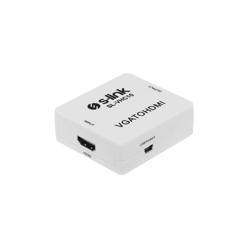 S-link SL-VHC10 VGA To HDMI Mini Model Dönüştürücü