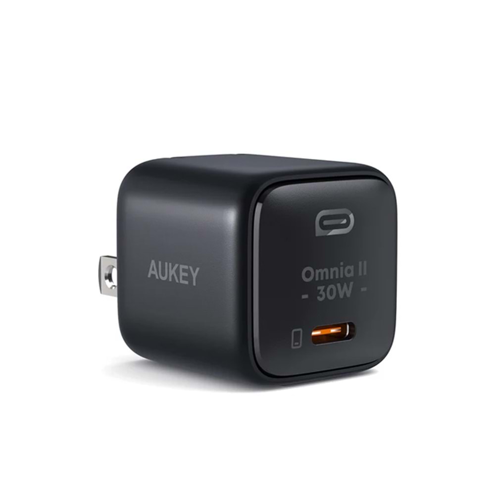 Aukey PA-B1L-BK 30W Mini Type-C PD Şarj Adaptörü